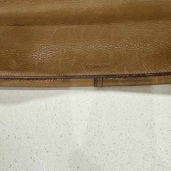 COACH BLEECKER LEGACY LEATHER COURIER BAG BRASS CIGAR F71070 - Picture 3 of 11